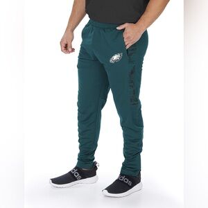 Zubaz NFL Philadelphia Eagles Viper Accent Elevated Jacquard Track Pants Joggers